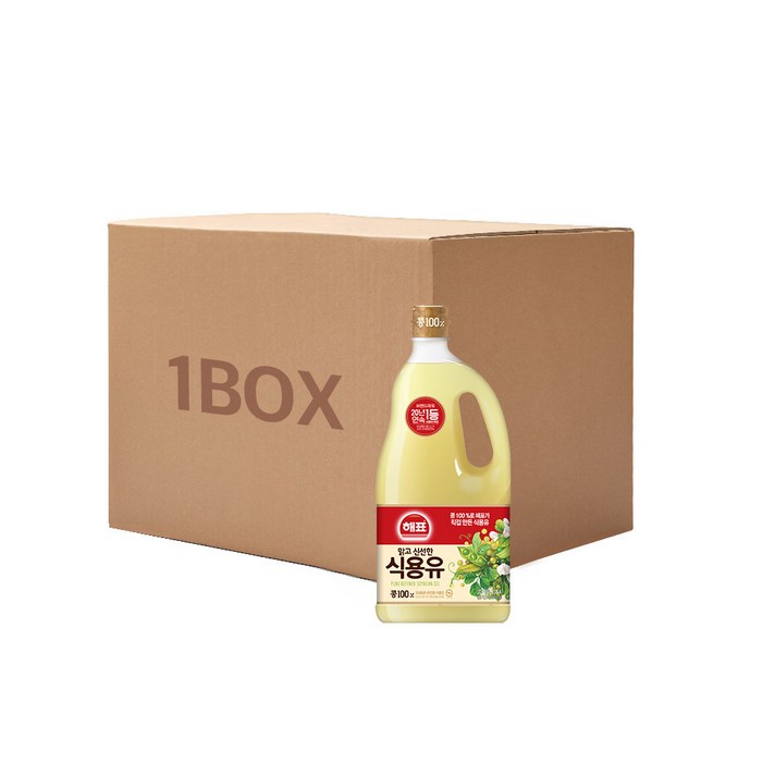 해표 식용유, 1.8L, 12개