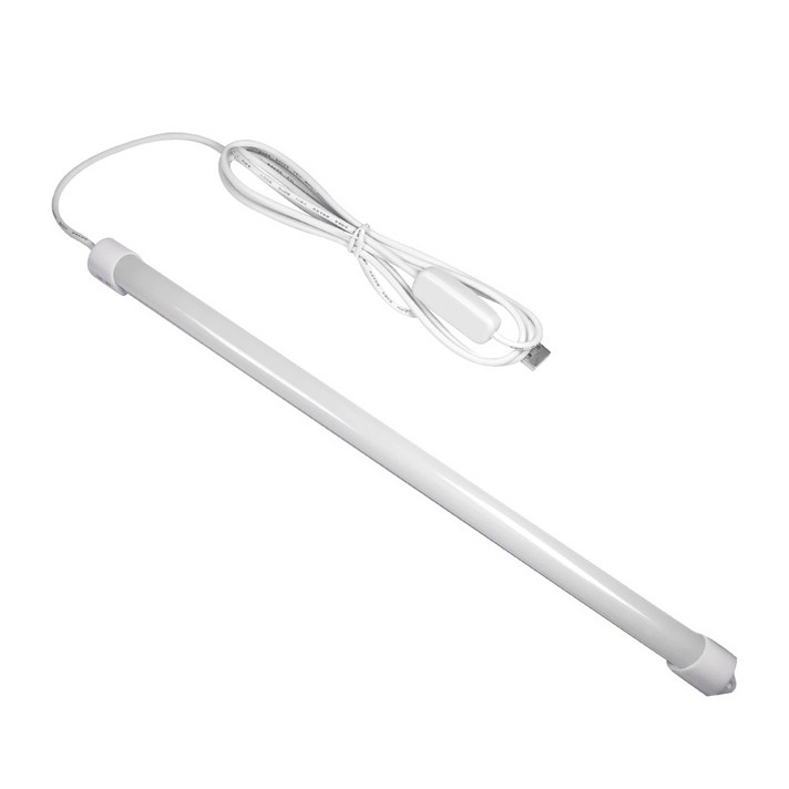 유커머스 자석 USB LED바 3색 4버튼 램프 35cm + 리모컨 세트
