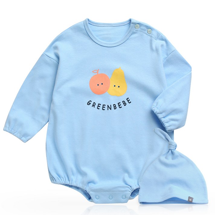 그린베베 젤라또 바디슈트 모자 세트