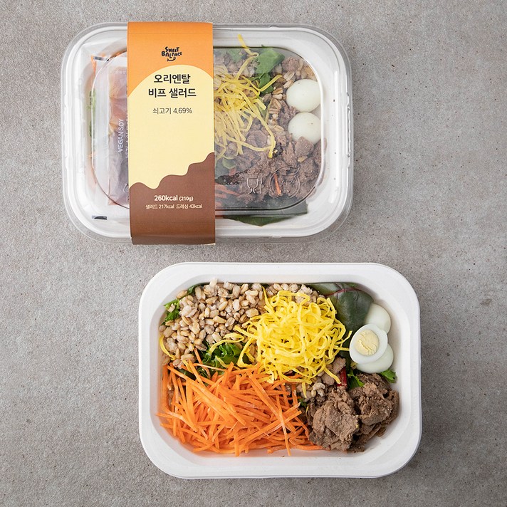 스윗밸런스 오리엔탈 비프 샐러드, 210g, 2개