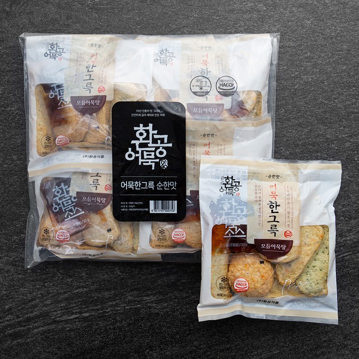 환공어묵 어묵 한그륵 순한맛, 330g, 4개