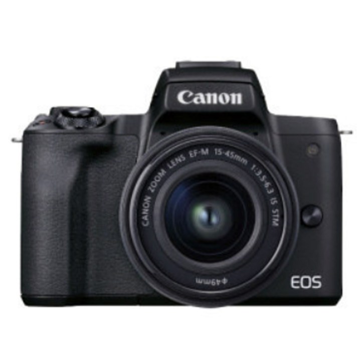 캐논 렌즈 KIT 미러리스 카메라 블랙, EOS M50 MARK II