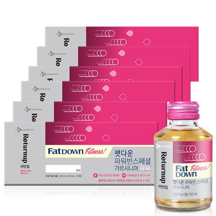 리턴업 팻다운 파워번 스페셜 가르시니아 60p, 100ml, 1개
