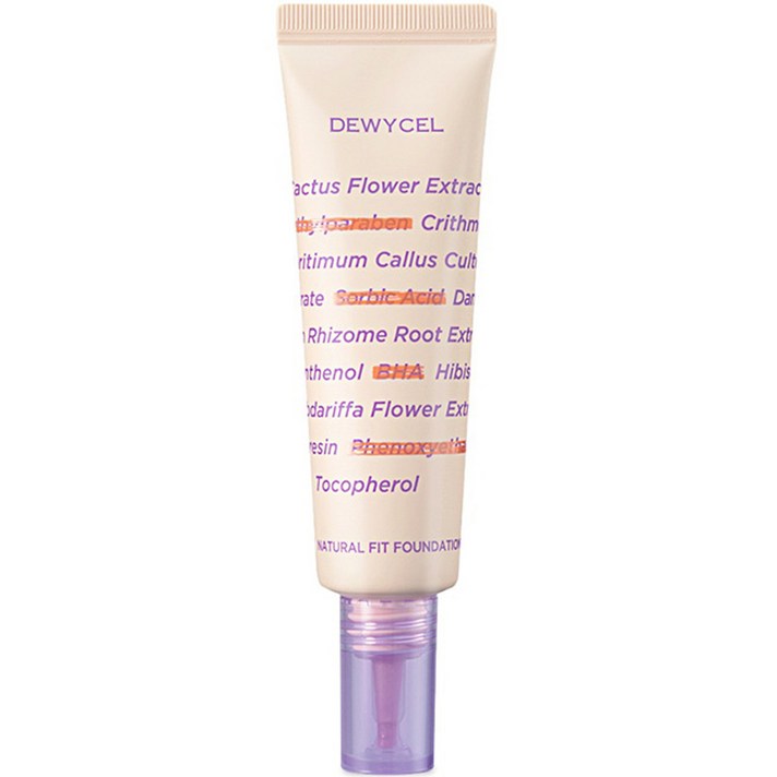 듀이셀 내츄럴핏 파운데이션 30ml SPF 38 PA++, 01호 내추럴베이지, 1개