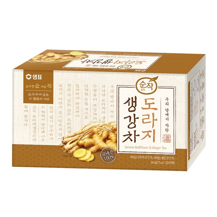순작 도라지 생강차, 84g, 1개