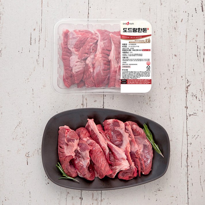 도드람한돈 돼지 토시살 구이용 (냉장), 600g, 1개