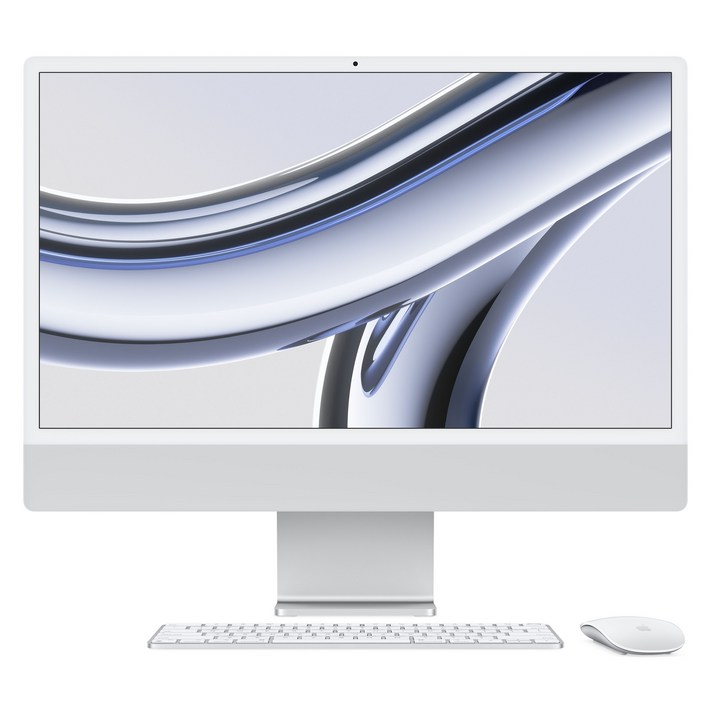 Apple 2023 아이맥 24 M3, 실버, 10코어, 1TB, M3 8코어, 16GB