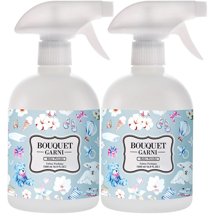 부케가르니 섬유탈취제, 500ml, 2개, 베이비파우더