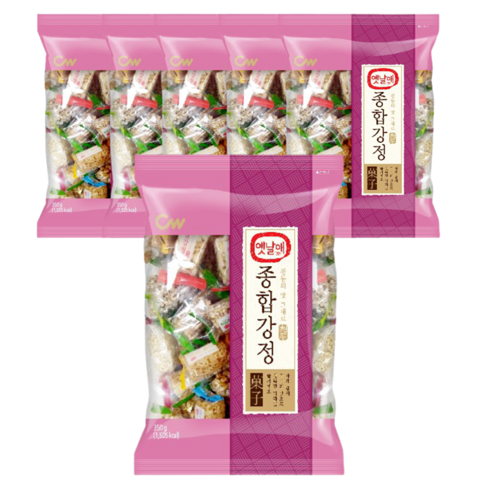 청우 종합강정 350g 6개입 박스, 6봉