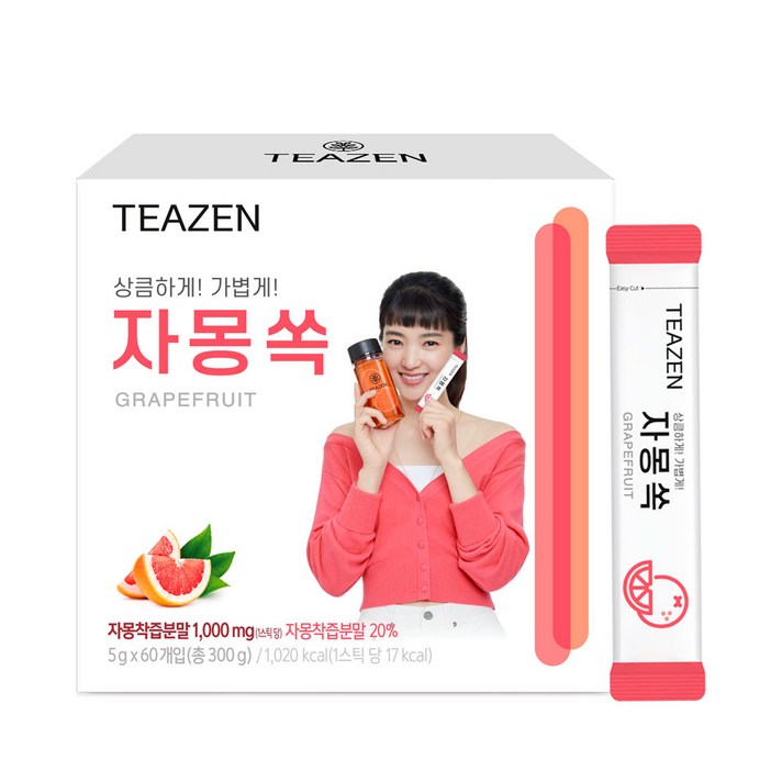 티젠 자몽쏙 분말차, 5g, 60개입, 1개