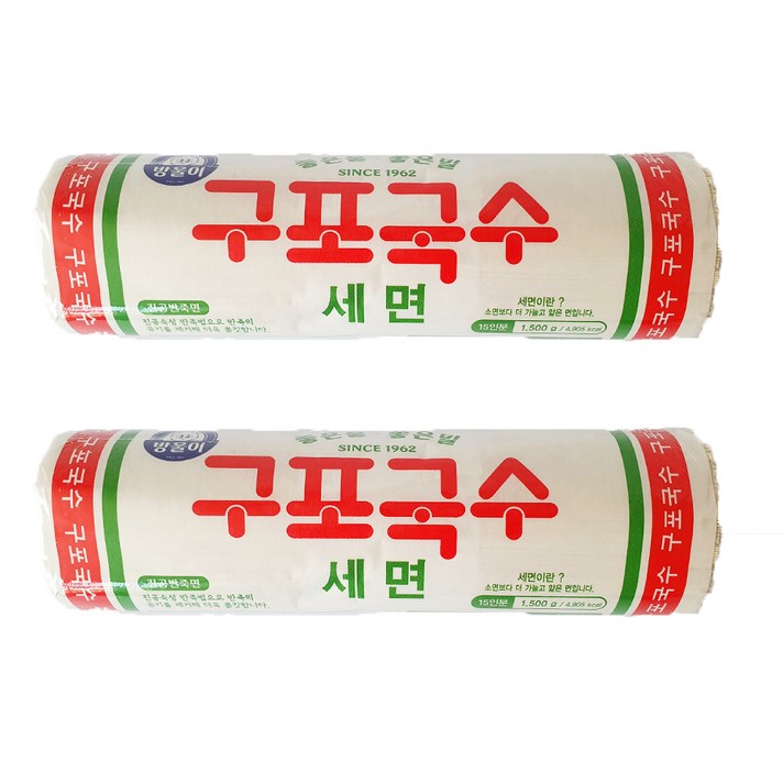 구포국수 세면, 1500g, 2개입