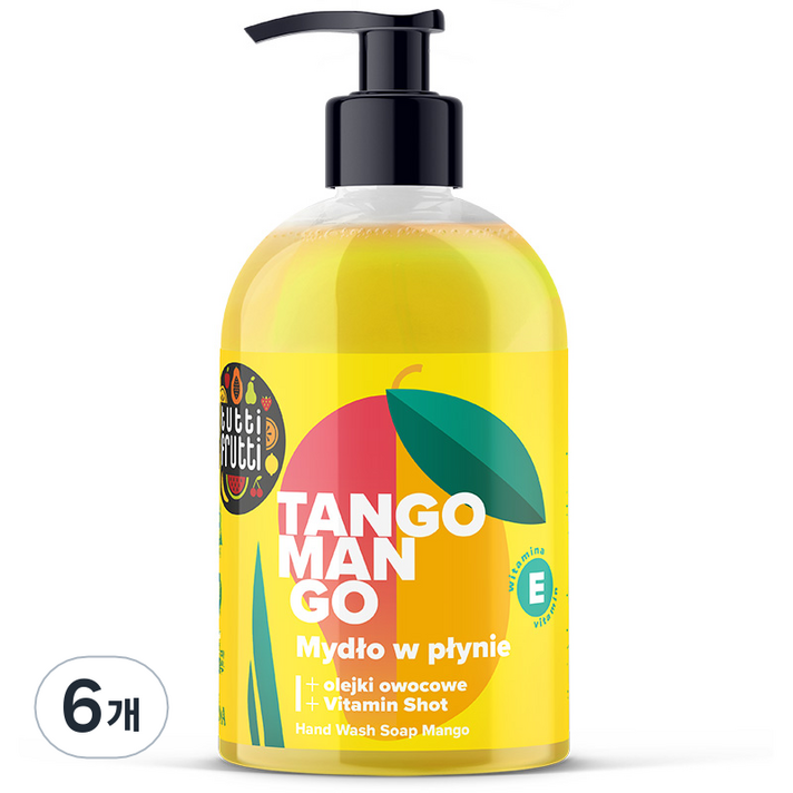 파모나 핸드워시 망고, 500ml, 6개