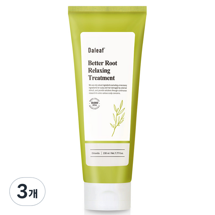 달리프 클로렐라 베러루트 릴렉싱 헤어 트리트먼트, 230ml, 3개