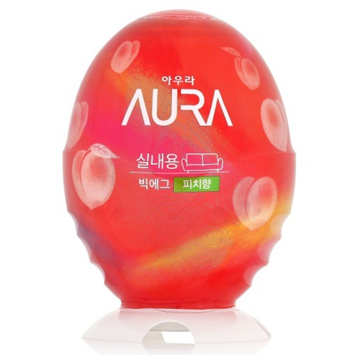 AURA 빅에그 실내용 방향제 피치, 440ml, 1개