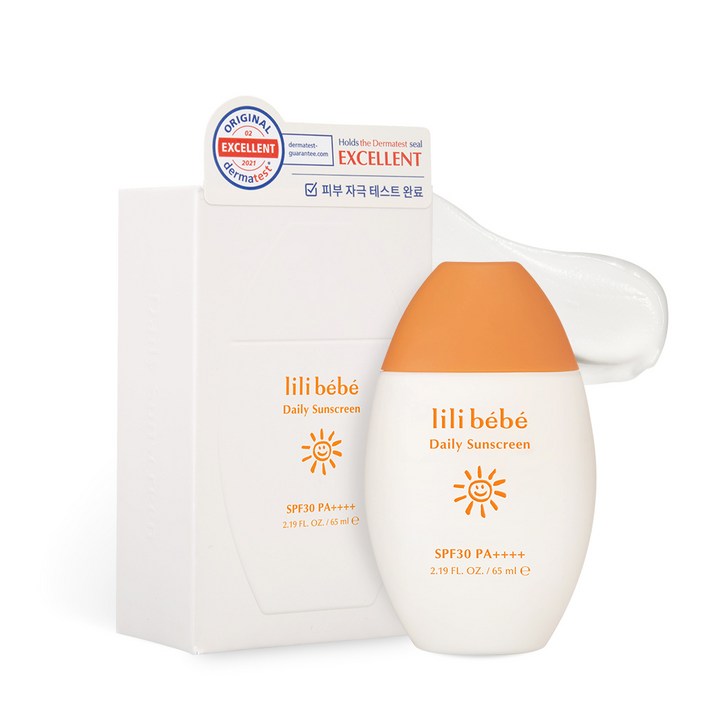 릴리베베 유아용 데일리 선크림 SPF30 PA++++, 65ml, 1개