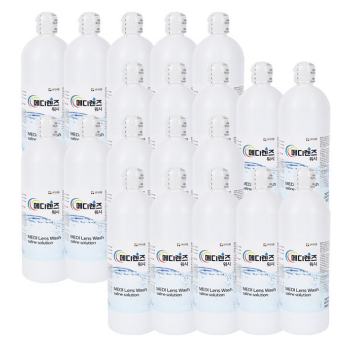 메디렌즈 식염수, 500ml, 20개