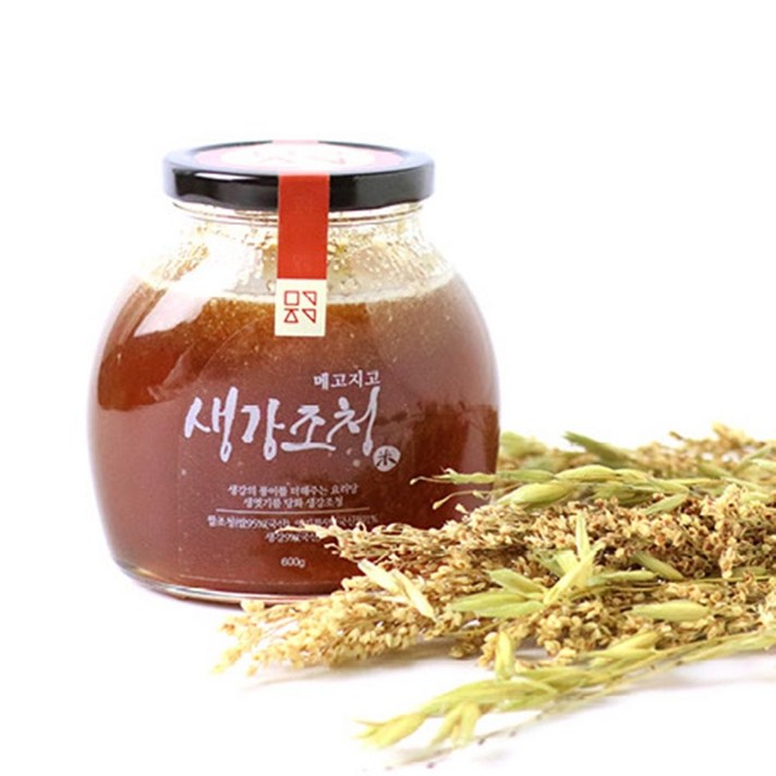 30년 노하우 국내산 은은한 옛맛 수제 생강 조청 600g, 3병