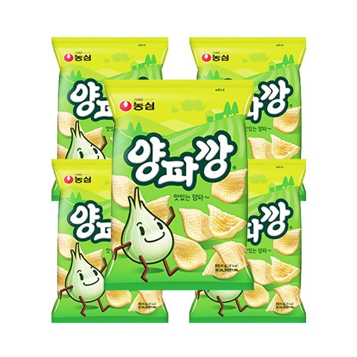 농심 양파깡, 83g, 5개