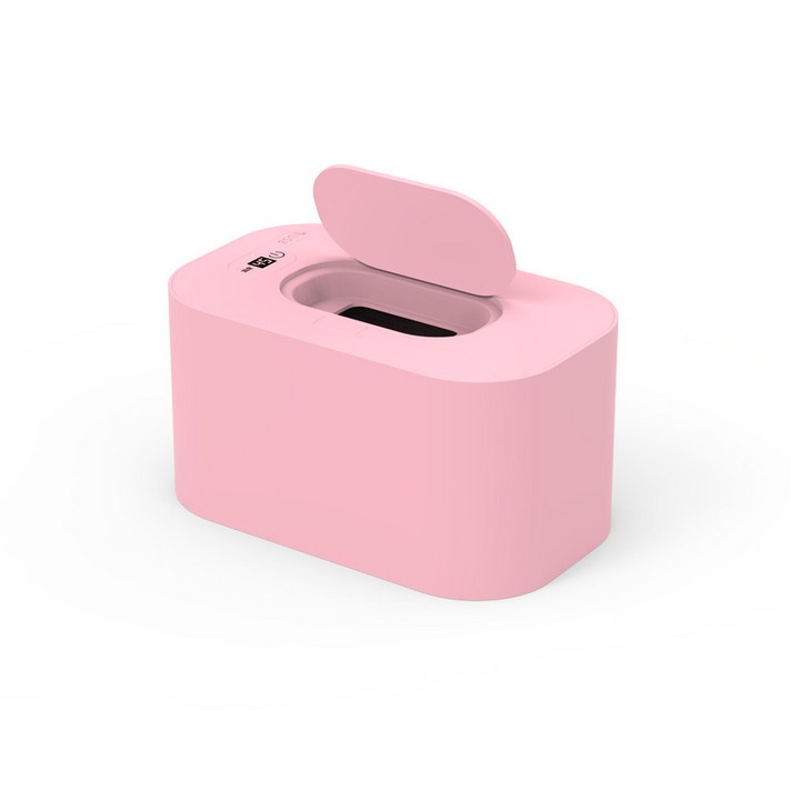 아기 물티슈 워머물티슈 가열기 항온 휴대용 usb 외출 아기 물티슈 보온 케이스, 핑크 스마트