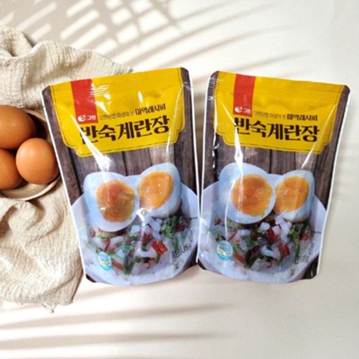 더그린 단짠단짠 마약반숙계란장 5알 450g, 4개, 반숙계란장