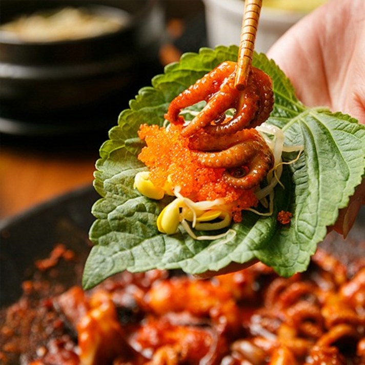 지옥쭈꾸미 400g 싱글팩 6팩 매운 양념 불쭈꾸미볶음 낙지 낙곱새 맛집, 덜매6