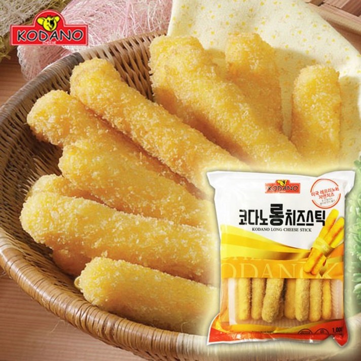 코다노치즈 롱 치즈스틱 (냉동), 1000g, 1개