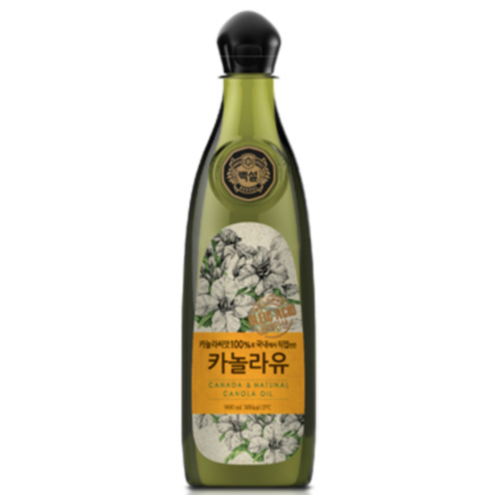 백설 카놀라유, 900ml, 12개