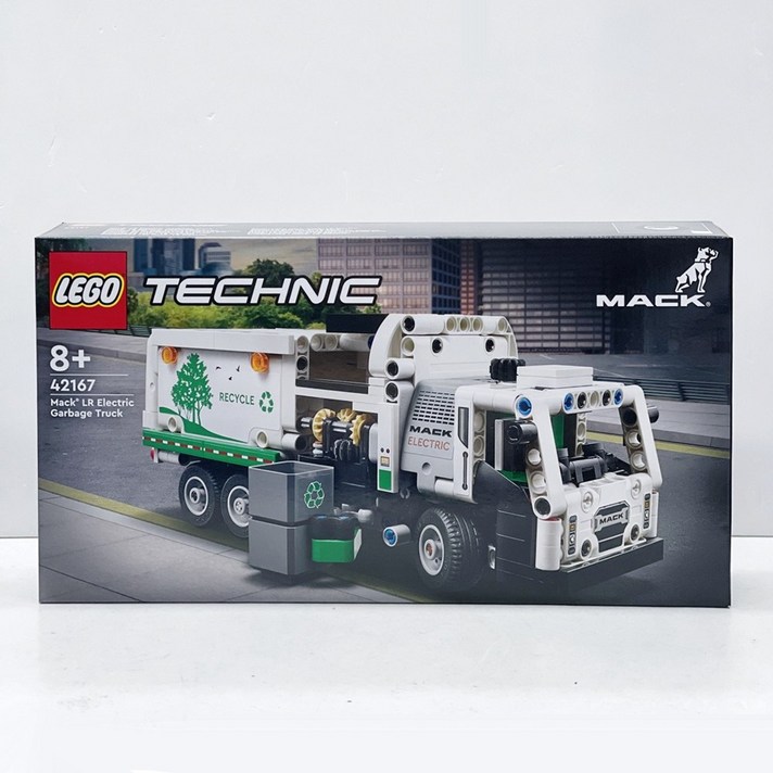레고 테크닉 Mack® LR Electric 청소 트럭 42167, 혼합색상