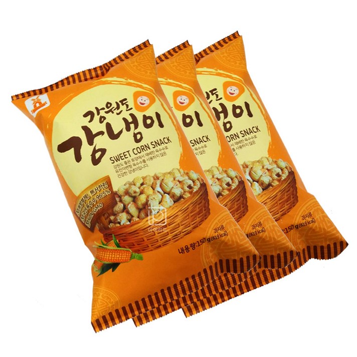 당암티에프 강원도 강냉이, 150g, 3개