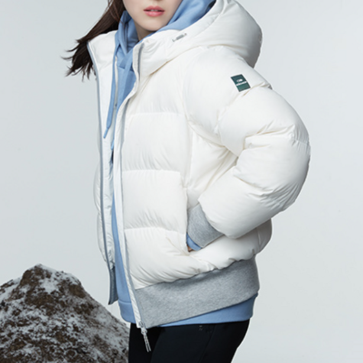 아이더 아이더(EIDER) 이월상품 여성용 시보리적용 숏다운자켓 투톤전사포인트 RDS다운사용 DWW20534 PERSONA (페르소나) 여성 숏 다운자켓 W62