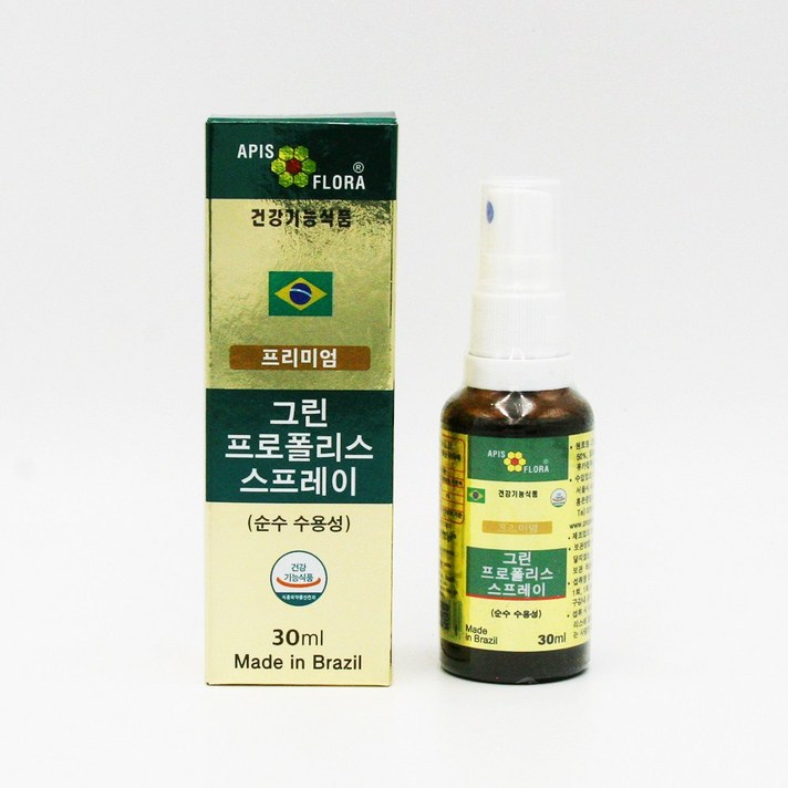 아피스플로라 프리미엄 브라질 그린프로폴리스 스프레이 30ml, 1개