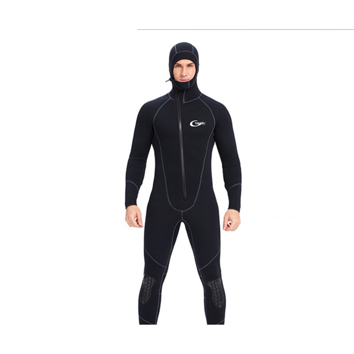 잠수복 점프수트 해녀복 스쿠버다이빙 5mm 7mm, 5mm 블랙 XL 70 에서 80 kg