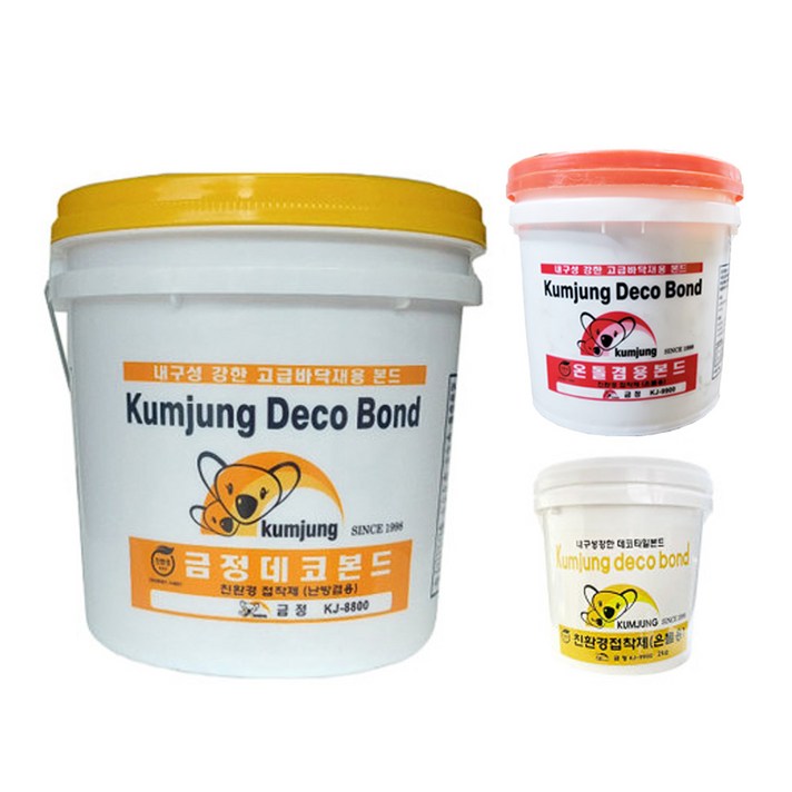 친환경인증 데코타일본드 2kg 4kg 10kg 난방용 온돌용 바닥재 접착제 바닥시공 금정 데코본드, 데코본드2kg, 1개