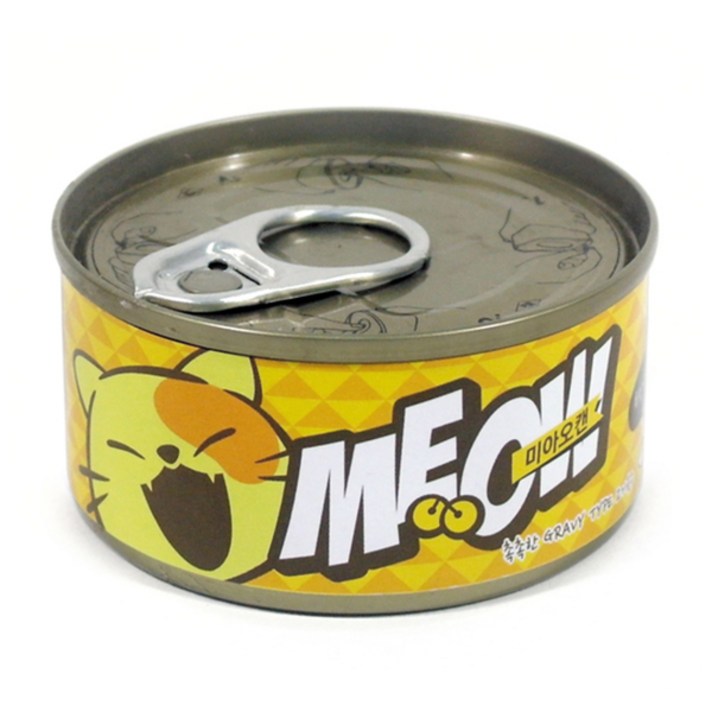 미아오캔 치어/헤어볼/치킨/연어/게살/참치80gX24개, 미아오캔 치킨+참치80gX24개