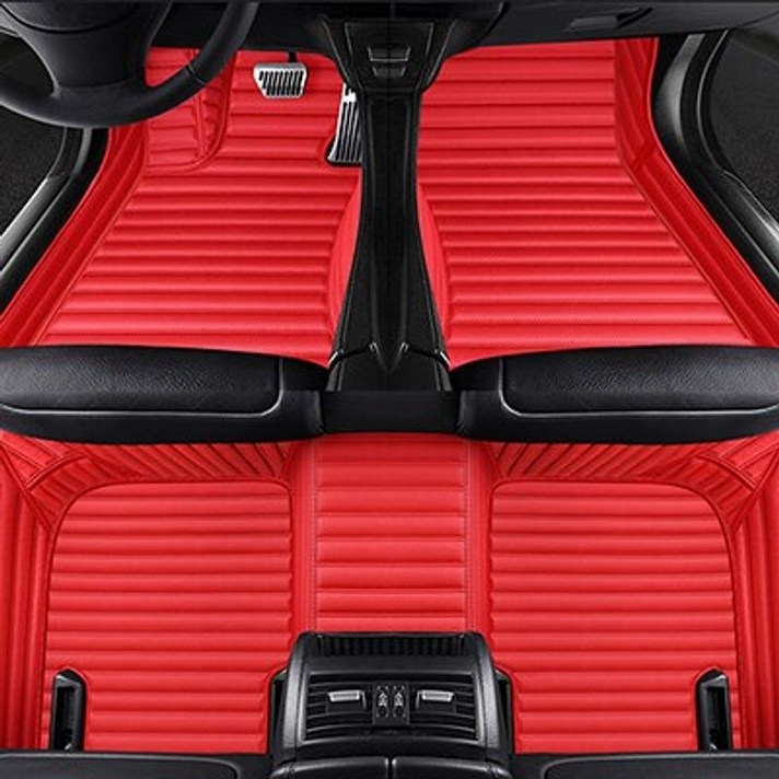 폭스 바겐 Tiguan Touran Touareg 용 사용자 정의 5 펫 차량용 카 매트, 협력사, 빨간