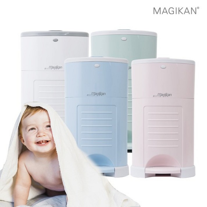 라이펀 매직캔 9L 기저귀용 휴지통, 상세설명 참조, M220NSB-연블루