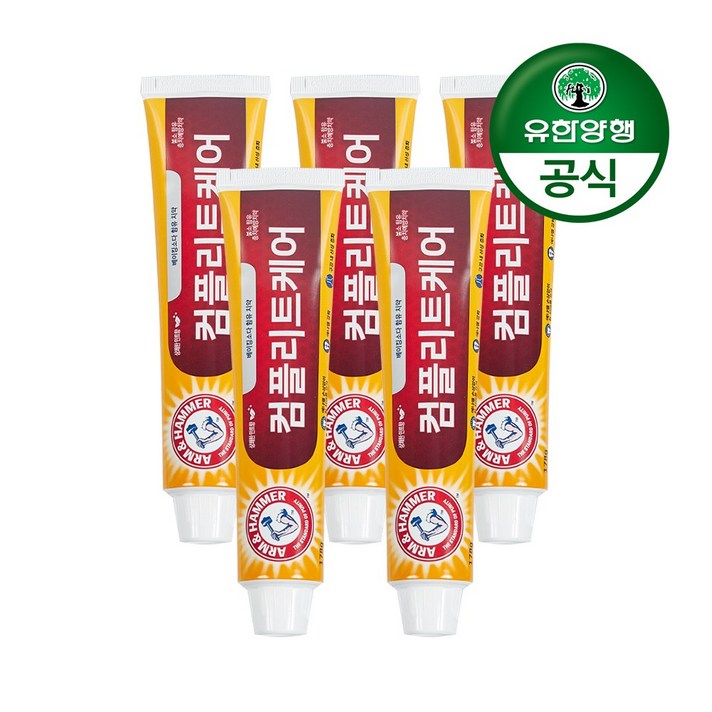 암앤해머 덴탈케어 컴플리트케어 치약, 178g, 5개