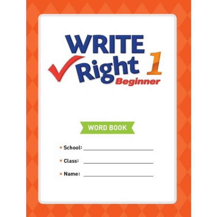 Write Right Beginner. 1(Word Book), NE Build&Grow, 9791125326304