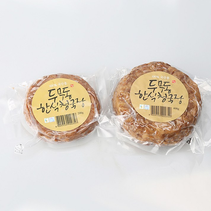 영월 두무동 한식 청국장 400g, 단품