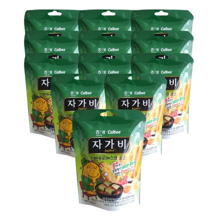해태 자가비 대파앤로메스코소스 45g x 12개, 1