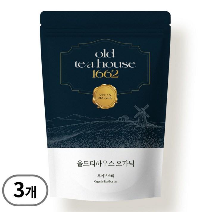 루이보스 차 유기농 임산부 티 티백 생분해, 50개입, 3개