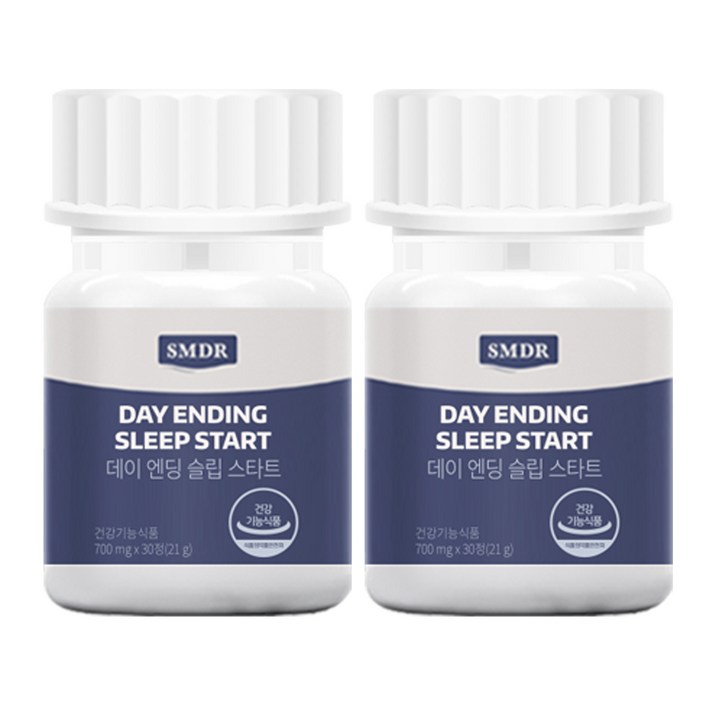 SMDR 데이엔딩슬립스타트 2병(2개월) (수면영양제), 700mg
