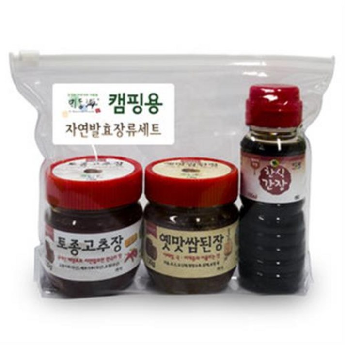 캠핑용 자연발효장류세트/가공장류