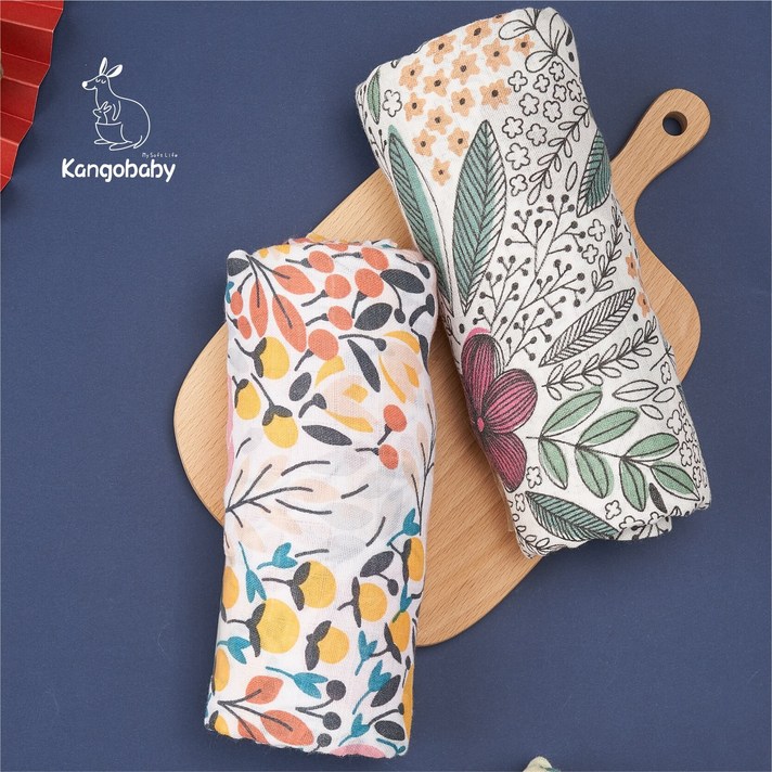 아기 침대용품 Kangobaby # 대나무면 # 원피스 귀여운 패션 디자인 아기용 담요 매우 부드러움|Blanket & Swaddling|, 단일, KB003-BC14, 1개