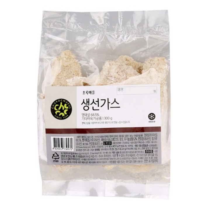 초록마을 생선가스(300g), 1개