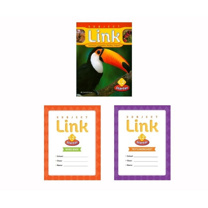 Subject Link L. 2(Starter) Student Book + Word book + Test & Worksheet Class Pack 전3권