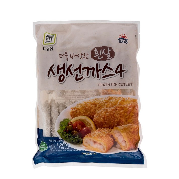 대림 대림선 생선까스1.2KG, 1개, 상세설명참조