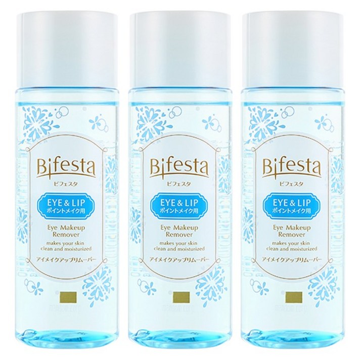 비페스타 아이 메이크업 리무버, 145ml, 3개