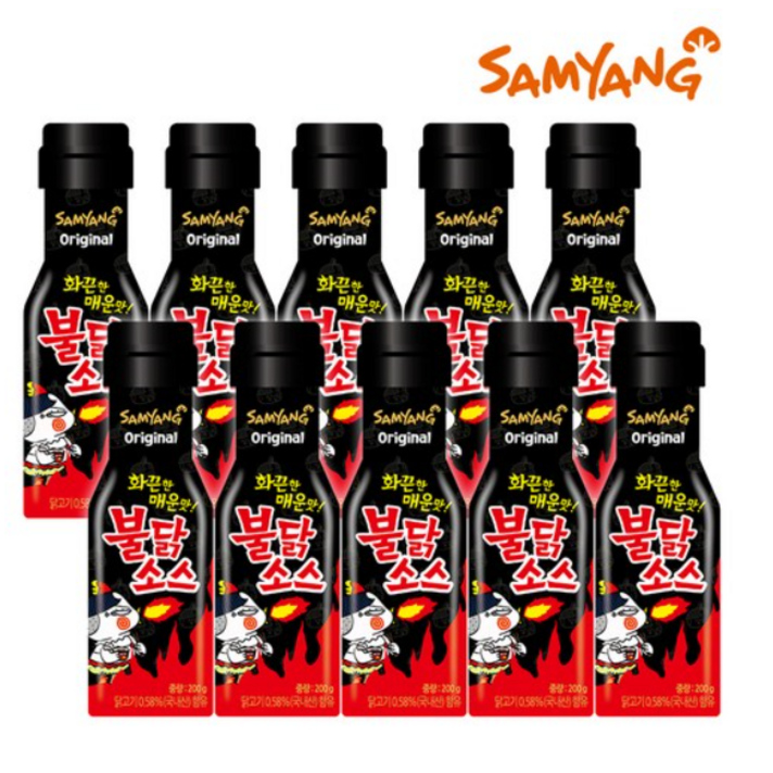 삼양 불닭소스, 200g, 10개