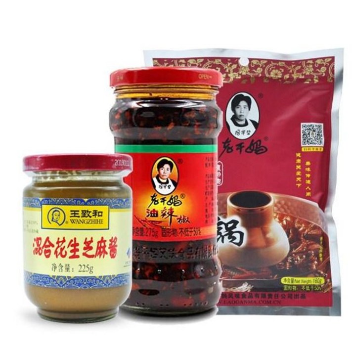 라오깐마 훠궈소스+즈마장+라조장 훠궈소스 세트 bn+p09109645, bn+p 1, bn+p 본상품선택